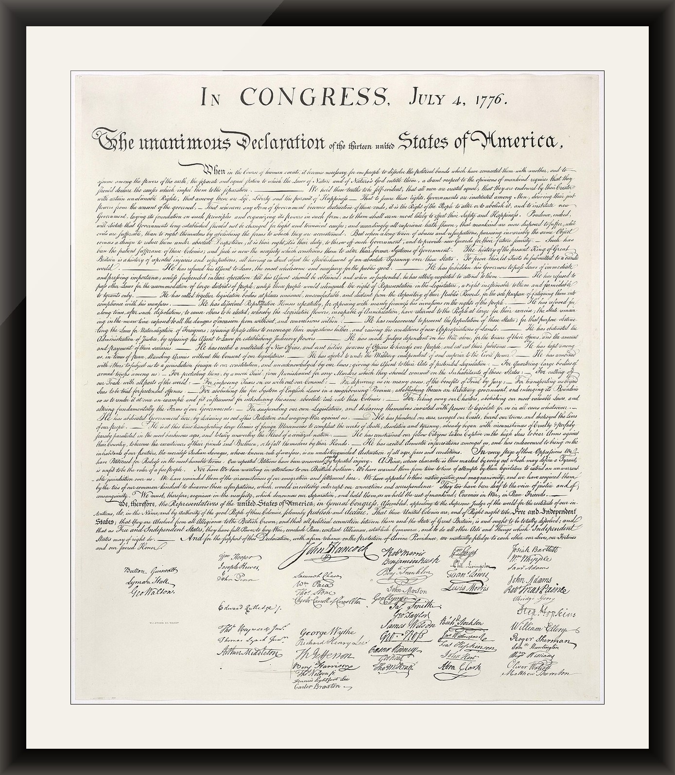 The Declaration of Independence