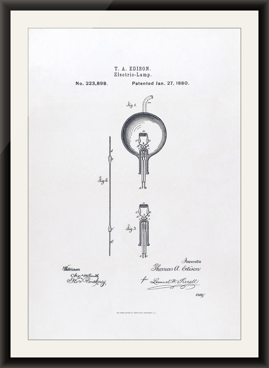 The Edison Lamp — Patent