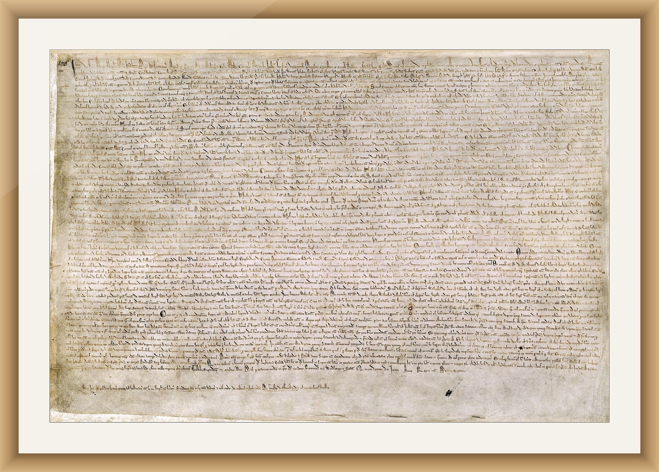 Natural oak frame · white mount