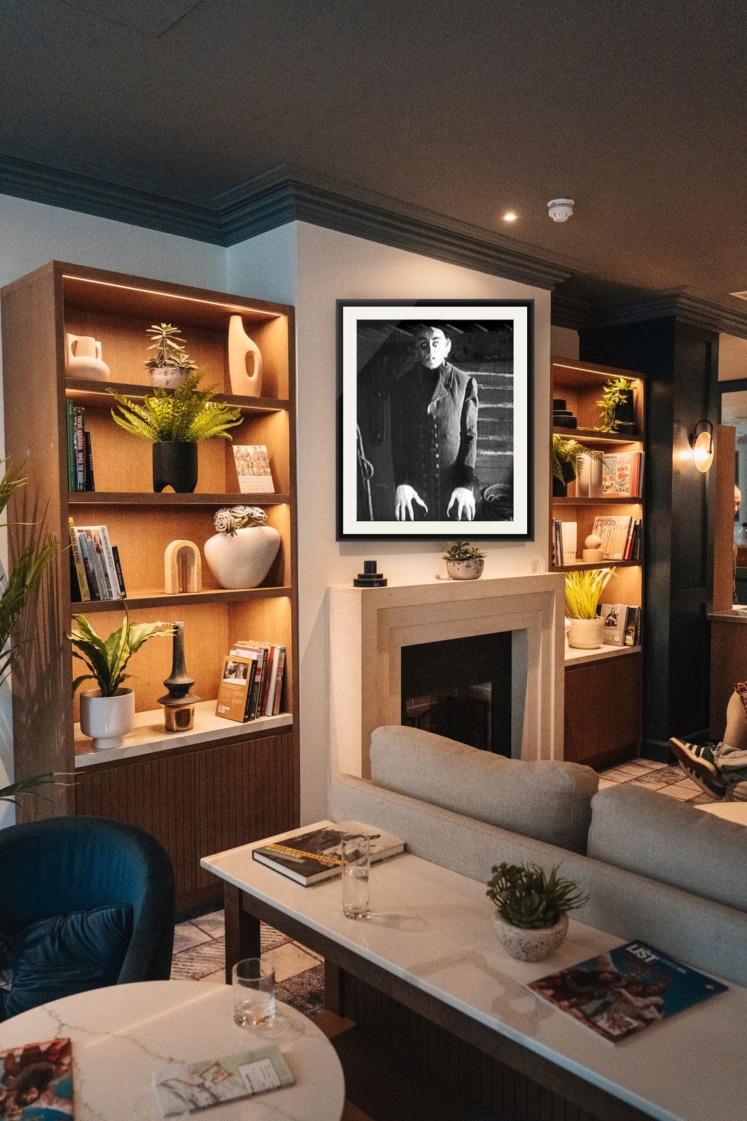 Nosferatu (1922), framed and hung in a private room