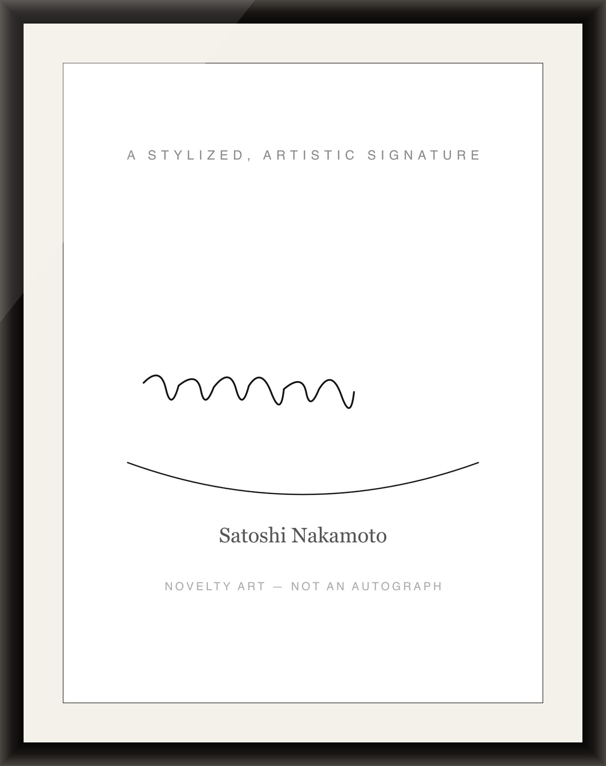 The Satoshi Signature
