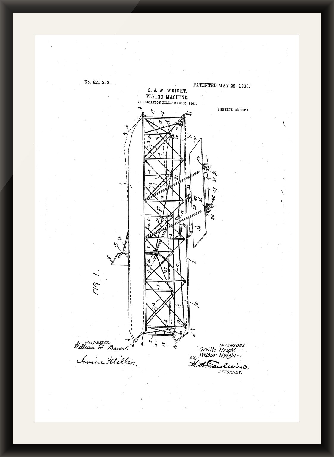 The Wright Flying Machine — Patent